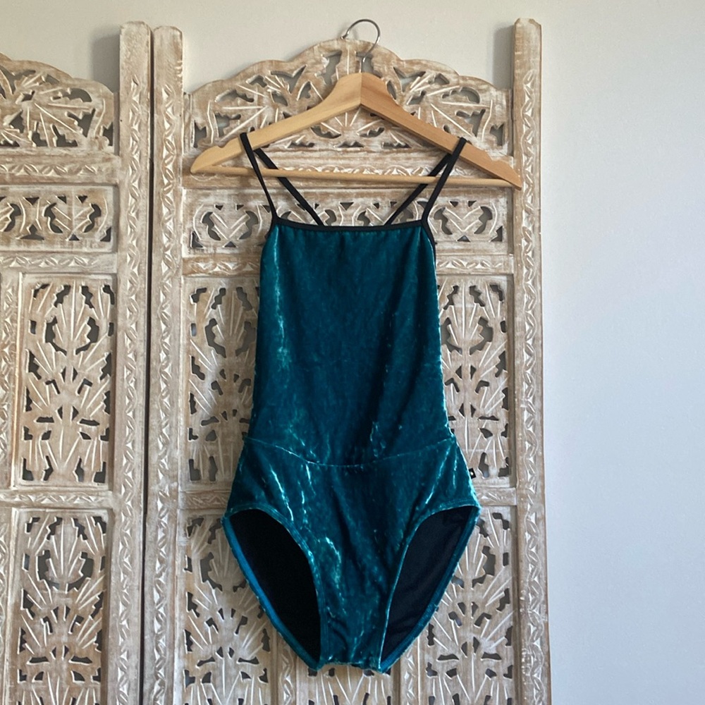 Royal Couture Velvet Leotard